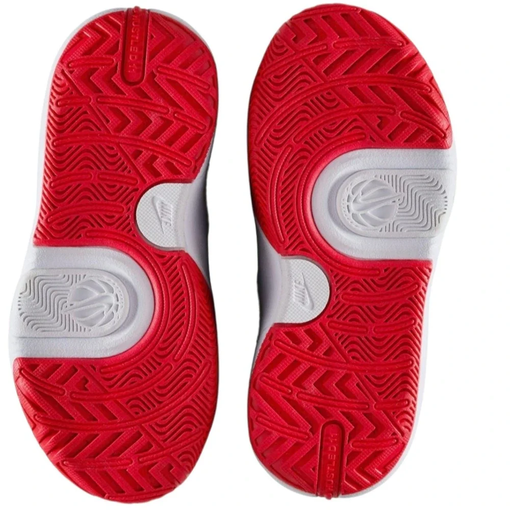 NIKE TEAM HUSTLE D 11 PRESCHOOL SIZE 13C‎ NEW COLOR WHITE RED